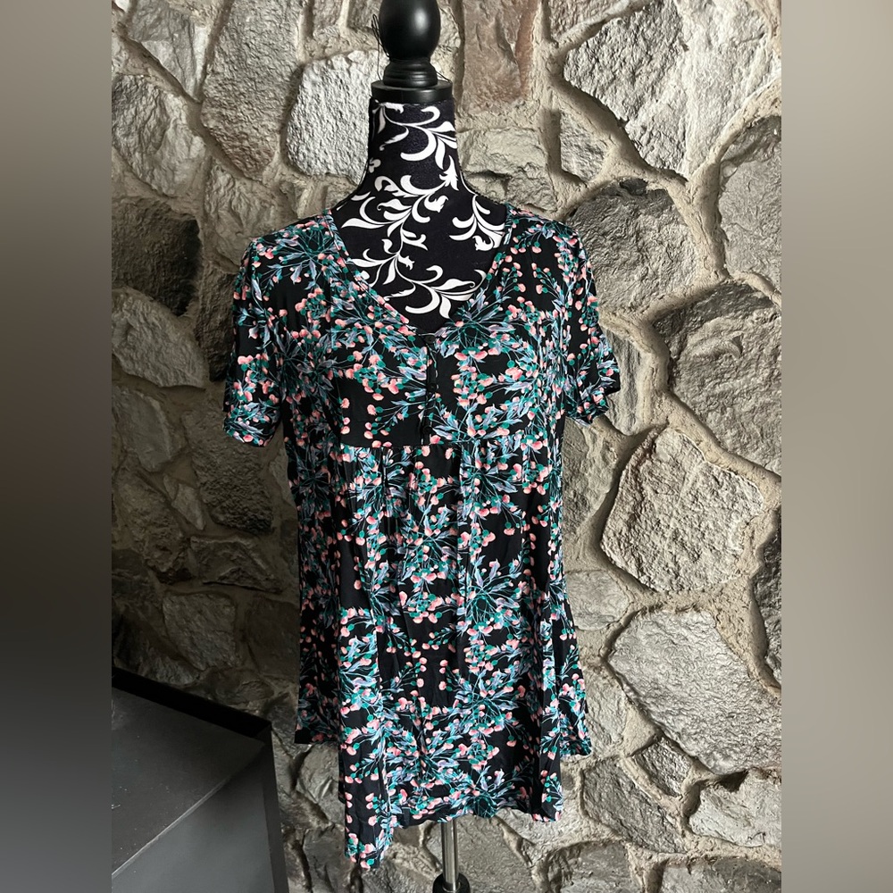 NWT Baishenggt Floral Print Shirt XL